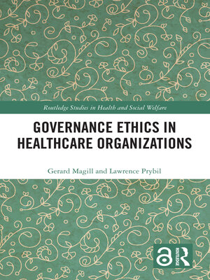 cover image of Governance Ethics in Healthcare Organizations
